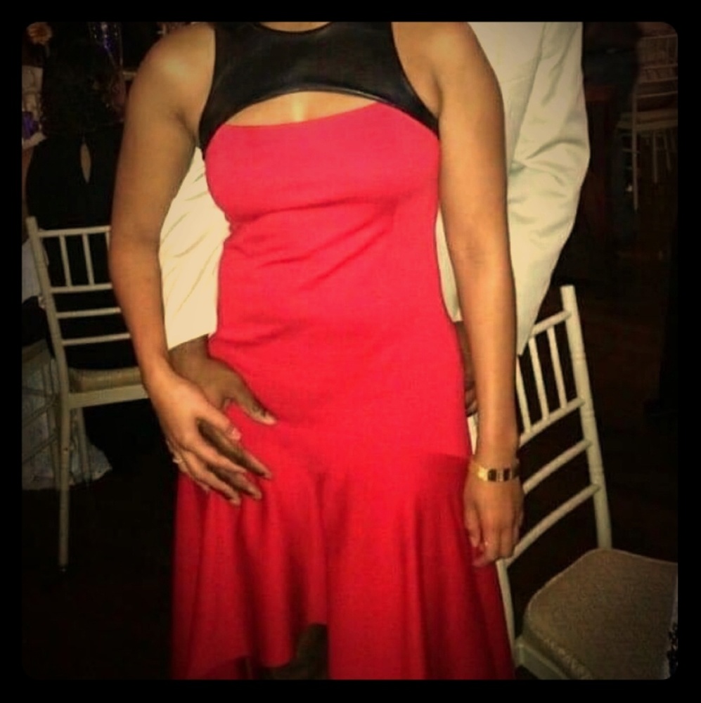 Lady in red!